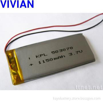 Polymer Lithium  Batteries KPL053070